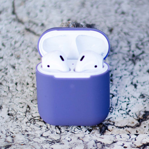 Blue flexible airpod case